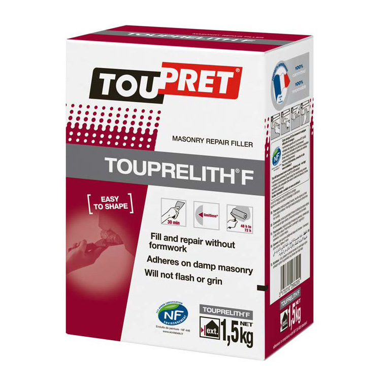 Toupret Touprelith F Masonry Repair Filler 1.5kg • Dickies Deals